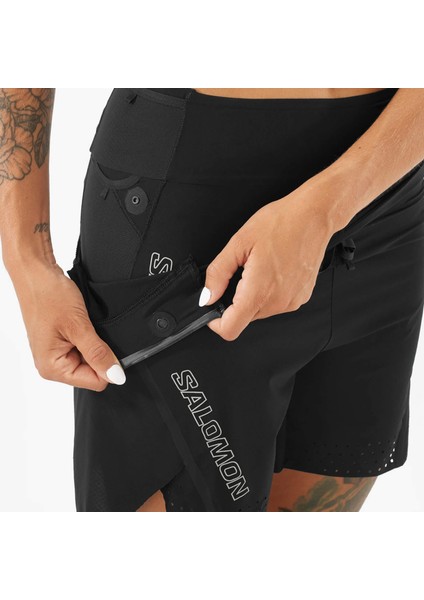 S/lab Speed 2ın1 Kadın Koşu Şortu Black LC2025800 fırsatları