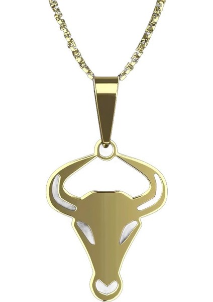 8 Ayar Altın Kolye Ucu Boğa GM8232 0.5 gr fiyatları