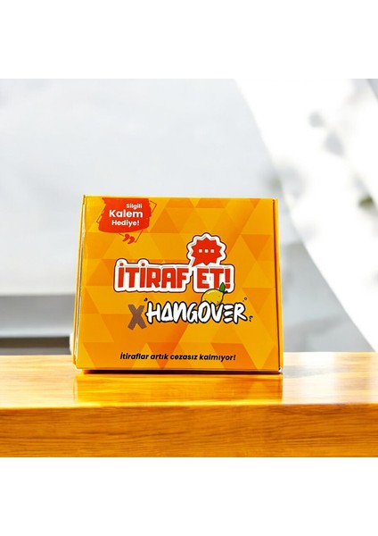 Itiraf Et Hangover Kart Oyunu