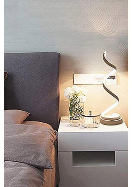 Kıvrımlı Gece Lambası Spiral Gece Lambası Dekor Hediyelik fırsatları