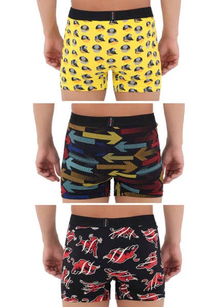 Erkek 3'lü Boxer 1. Sınıf Kumaş Premium Paket Özel Dizayn. Düz Likralı Boxer Şort Çeyizlik Hediyelik indirimleri