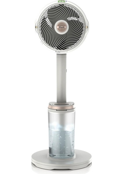 Flexbreeze Promist Taşınabilir Buharlı Fan – Iç ve Dış Mekan Uyumlu, Beyaz