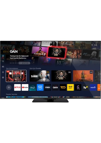 55QV3F63DT 55'' 139 Ekran Uydu Alıcılı 4K Ultra HD Vidaa QLED TV