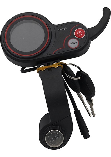 TF-100 LCD Ekran Gaz Kelebeği Ölçer Pano 6pın Anahtarı Elektrikli Kapı Kilit Anahtarı Ile Kugoo M4 Elektrikli Scooter (Yurt Dışından)