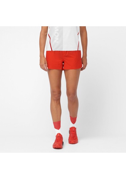S/lab Speed 3" Kadın Koşu Şortu Fiery Red LC2186800