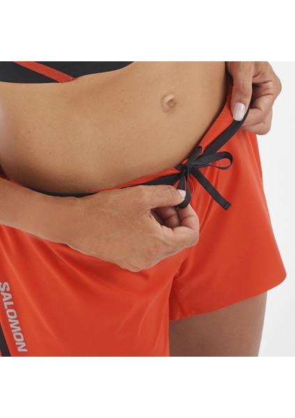 S/lab Speed 3" Kadın Koşu Şortu Fiery Red LC2186800 indirimleri