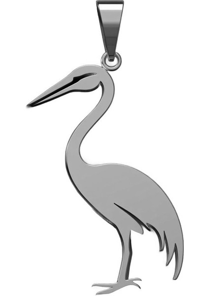 925 Ayar Gümüş Kolye Leylek SM8117 fiyatları