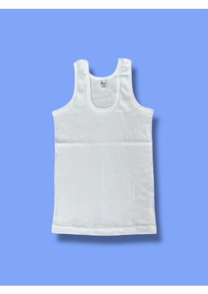 Yüksek Kalite Erkek Çocuk Pamuk Ribana Atlet Oval Yaka 6'lı Paket fiyatları