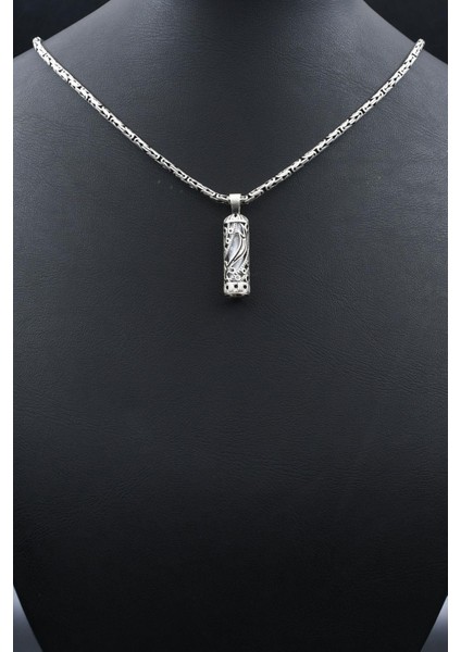 Hz. Ali Zülfikar Kılıcı Cevşen 925 Ayar Gümüş Kolye Kral Zincir 2mm 902186 indirimleri