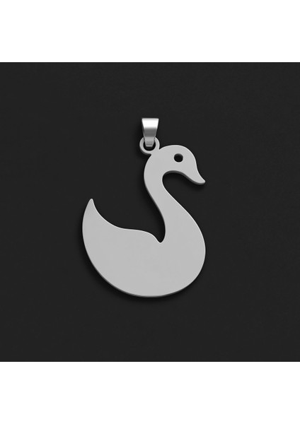 925 Ayar gümüş kolye kuğu SM8207