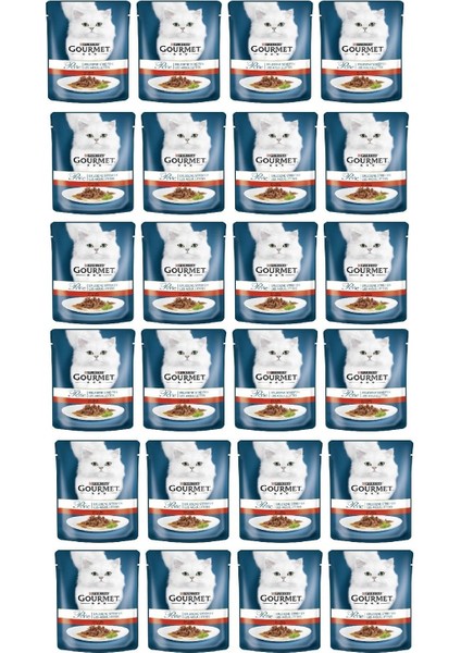 Purina Gourmet Perle 24 Adet Izgara Sığır Kedi Konservesi 85 gr indirimleri