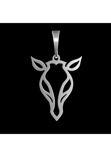 925 Ayar Gümüş Kolye Boğa SM8217