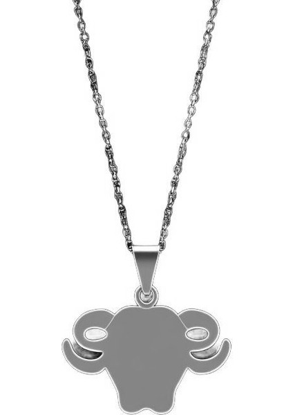 925 Ayar Gümüş Kolye Boğa SM8233 fiyatları