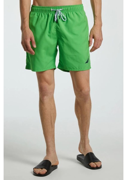 Erkek Standrat Fit Şort Mayo Yeşil