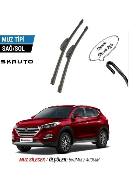 Hyundai Tucson Ön Cam Muz Silecek Takımı (2015-2020)
