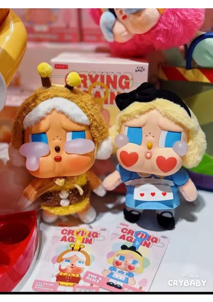Crybaby Pop Mart Kapalı Sürpriz Pack Kutu Chery Baby Bebek Crying Serisi Bebek Figür Kutulu modelleri