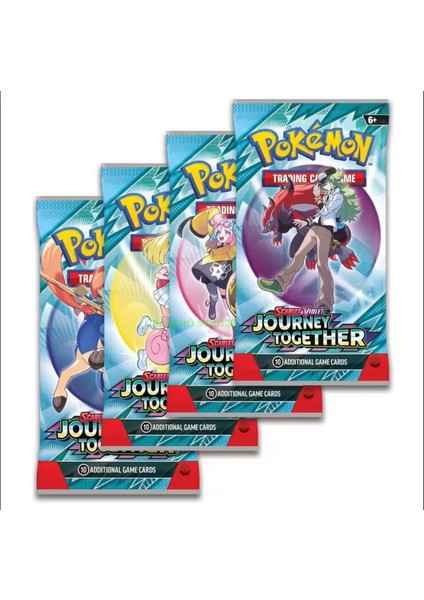Pokemon Kart "journey Together" 1 Pack 10 Adet Kart Pokemon Kartlar