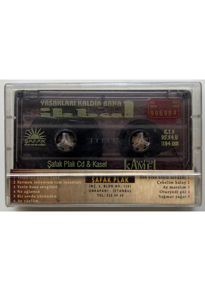 Ikbal Yasakları Kaldır Bana Kaset (Orjnal Dönem Baskı Kaset) fiyatları