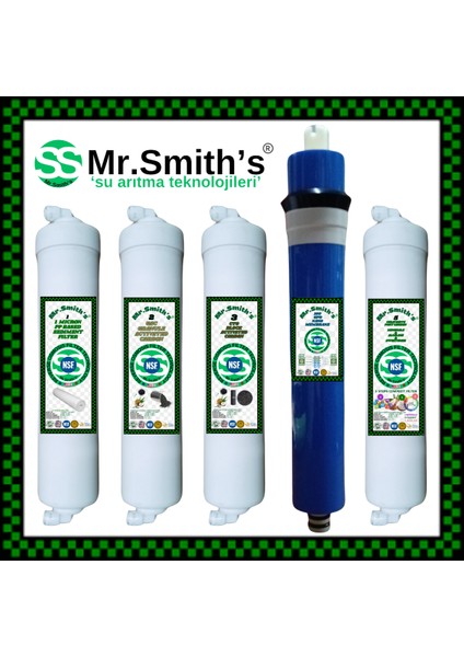 Mr.smith's Home Concept Kompozit (Coconut Tatlandırıcı Multimineral Dublealkali )Filtreli Su Arıtma Cihazı