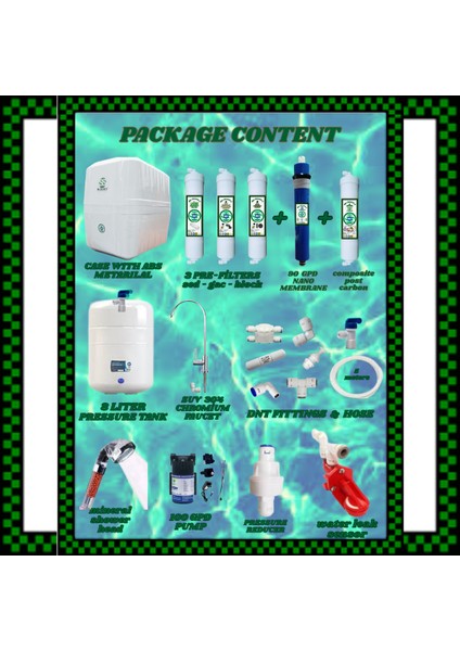 Mr.smith's Home Concept Kompozit (Coconut Tatlandırıcı Multimineral Dublealkali )Filtreli Su Arıtma Cihazı