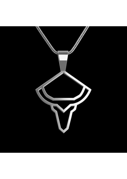 925 Ayar Gümüş Kolye Boğa SM8228