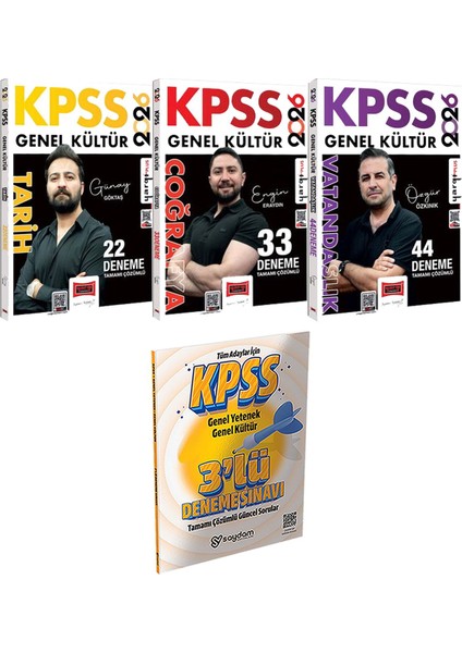 2026 Kpss Tarih Coğrafya Vatandaşlık Çözümlü 99 Deneme - 3 Deneme