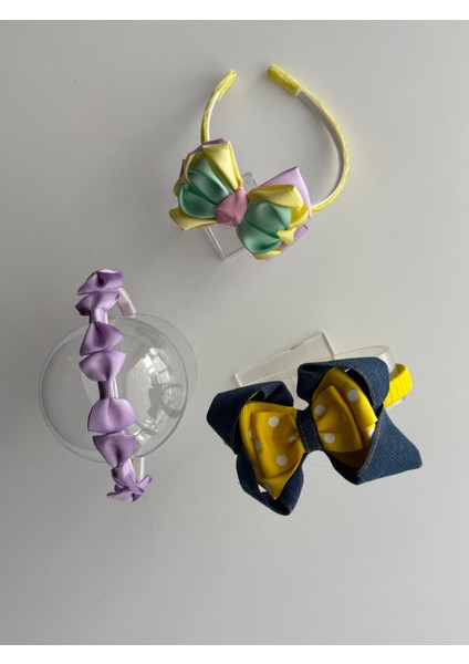 Kız Çocukları Için 3'lü Saç Taçı Seti – Şık, Renkli ve Rahat Modeller, Yumuşak Taçlar fırsatları