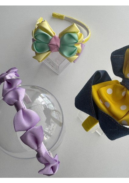 Kız Çocukları Için 3'lü Saç Taçı Seti – Şık, Renkli ve Rahat Modeller, Yumuşak Taçlar indirimleri