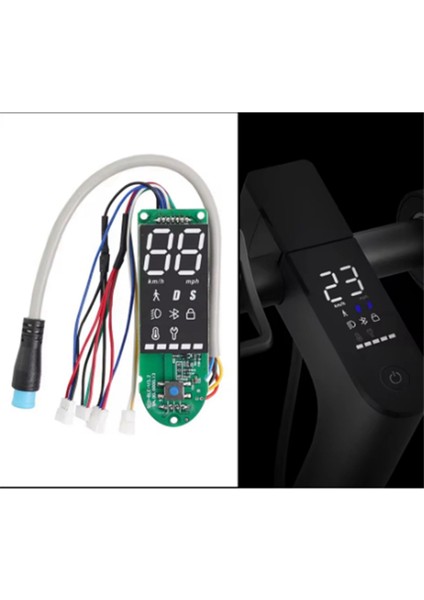 Almanya Xiaomi Pro 2 Için Elektrikli Scooter Gösterge Paneli Xiaomi Pro 2 Devre Kartı Montajı Gösterge Paneli Ekranı (Yurt Dışından) modelleri