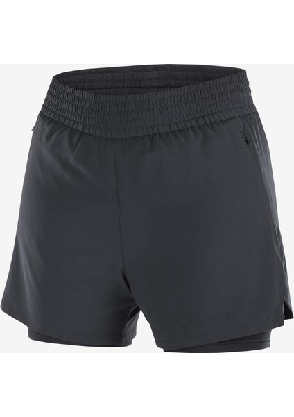 Shakeout Core 2ın1 4" Kadın Koşu Şortu Black LC2452300