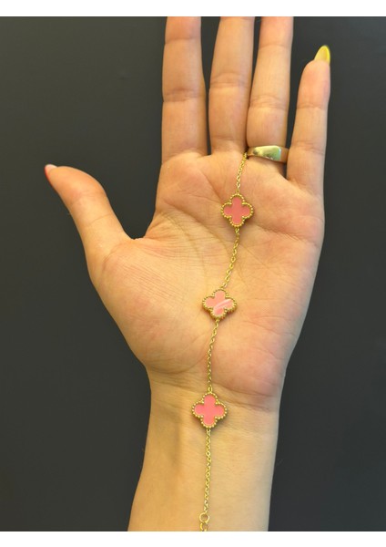 Çelik Yonca Kadın Zincr Bileklik fiyatları