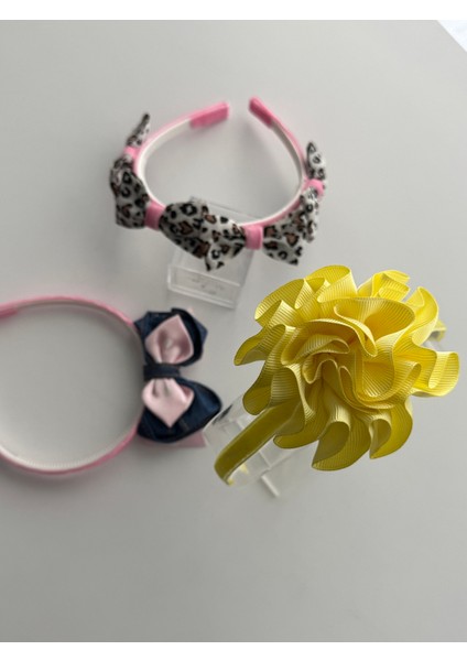 Kız Çocukları Için 3'lü Saç Taçı Seti – Şık, Renkli ve Rahat Modeller, Yumuşak Taçlar modelleri