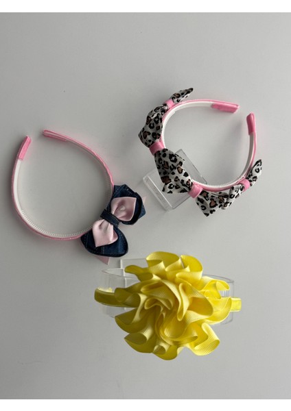 Kız Çocukları Için 3'lü Saç Taçı Seti – Şık, Renkli ve Rahat Modeller, Yumuşak Taçlar fırsatları