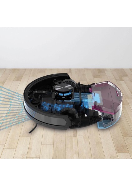 S10 Pro Robomaster Robot Süpürge 5000PA Siyah modelleri