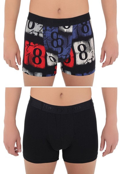 Erkek 5'li Desenli Renkli Pamuklu Premium Paket Boxer modelleri
