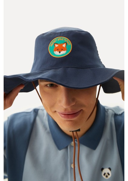 Kızıl Tilki Safari Şapka - Lacivert fırsatları