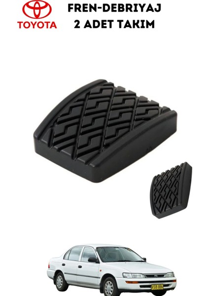 Toyota Corolla Fren Debriyaj Pedal Lastiği Ae101 Ae92 Ae100 1.3I 1.4I 1.6I 87-98 2 Adet