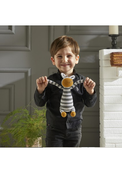 Amigurumi Örgü Bebek Çocuk Oyun ve Uyku Arkadaşı Zebra modelleri