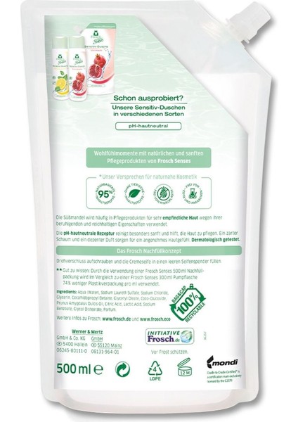 Senses Badem Özlü Krem Sabun 500 ml – Doğal Içerikli, Cilt Dostu, Vegan fiyatları