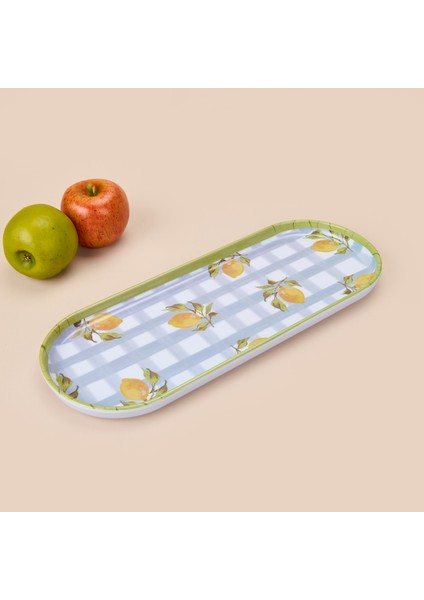 Kitchen Lemon Kayık Tabak - Renkli - 38 cm fiyatları