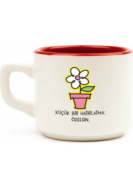 Küçük Bir Hatırlatma:özelsin. Beyaz Venüs Kupa - Hediyelik Kupa Fincan Mug