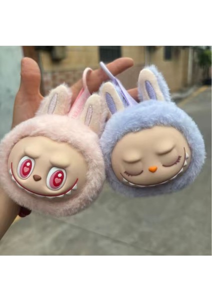 Labubu Peluş Oyuncak Ithal Labubu Anahtarlık Sadece Kafa Model Büyük Boy Kutusuz
