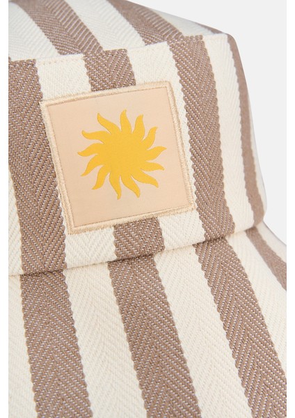Güneş Canvas Bucket Şapka - Kahverengi/bej modelleri