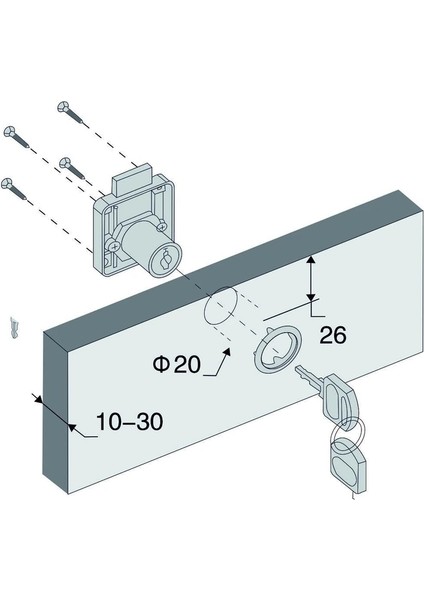 Pas Sistem Kare Çekmece Kilidi modelleri