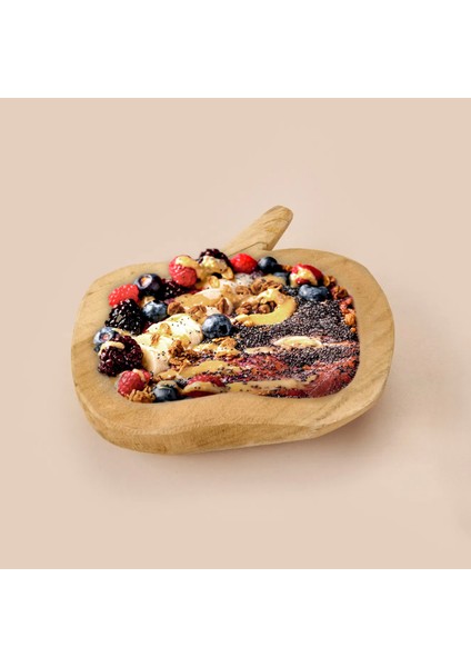 Bowl Kasesi - Kahverengi - 15X12X4 cm