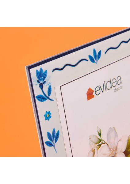 Deco Liliana Çerçeve - Mavi - 13X18 cm indirimleri