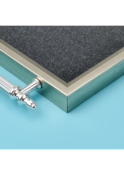 Kitchen Mini Tepsi - Silver - 29X18 cm modelleri