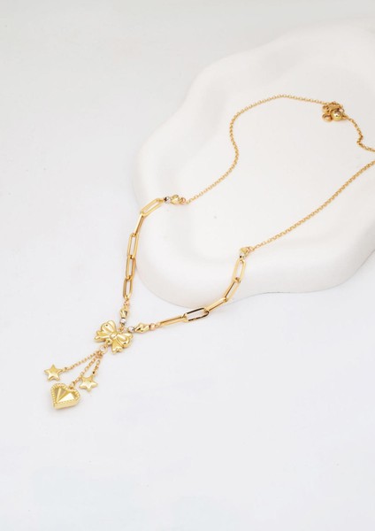 Kalpli 14 Ayar Altın Pandora Kolye modelleri