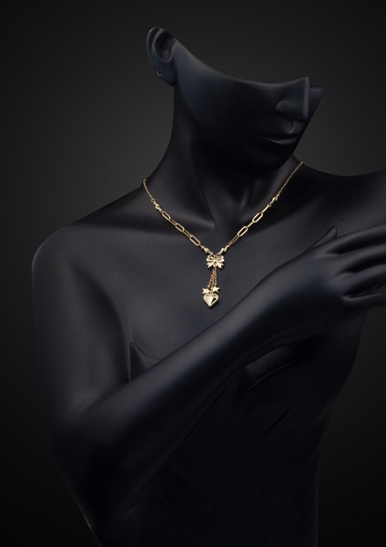 Kalpli 14 Ayar Altın Pandora Kolye fırsatları