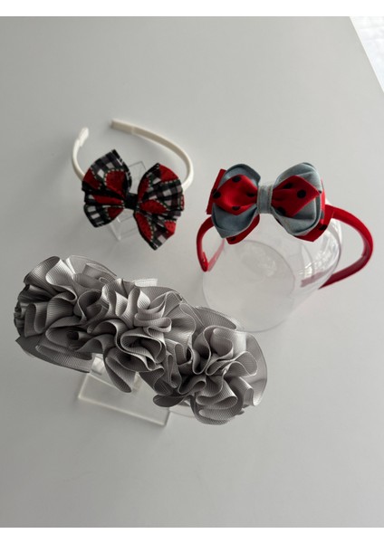 Renkli ve Sevimli Çocuk Saç Taçları 3'lü Set – Şık Tasarımlar fiyatları